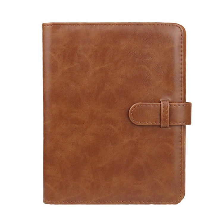 3 Inch PU Leather Retro Photo Album Photo Storage Commemorative Book, White, Pink, Purple, Blue, Black, Brown