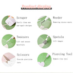 Conjunto de Ferramentas para Remoção de Vinil Ferramenta DIY para Silhueta Relevo e Gravação, 5 em 1, 5 em 1+Base de Corte, 5 em 1+Reciclador+Bolsa, 6 em 1+Reciclador+Bolsa, 5 em 1+Reciclador+Suporte para Caneta