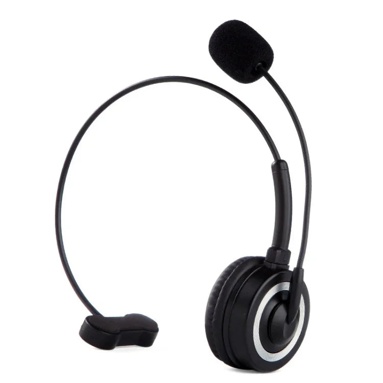 DANYIN BH69 Auscultadores Bluetooth Unilaterais para Negócios, Atendimento ao Cliente, Voz Sem Fios, BH69 Preto