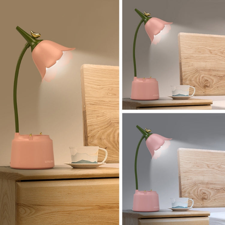 Lâmpada de Secretária LED Dobrável Suporte para Stylus Luz Noturna