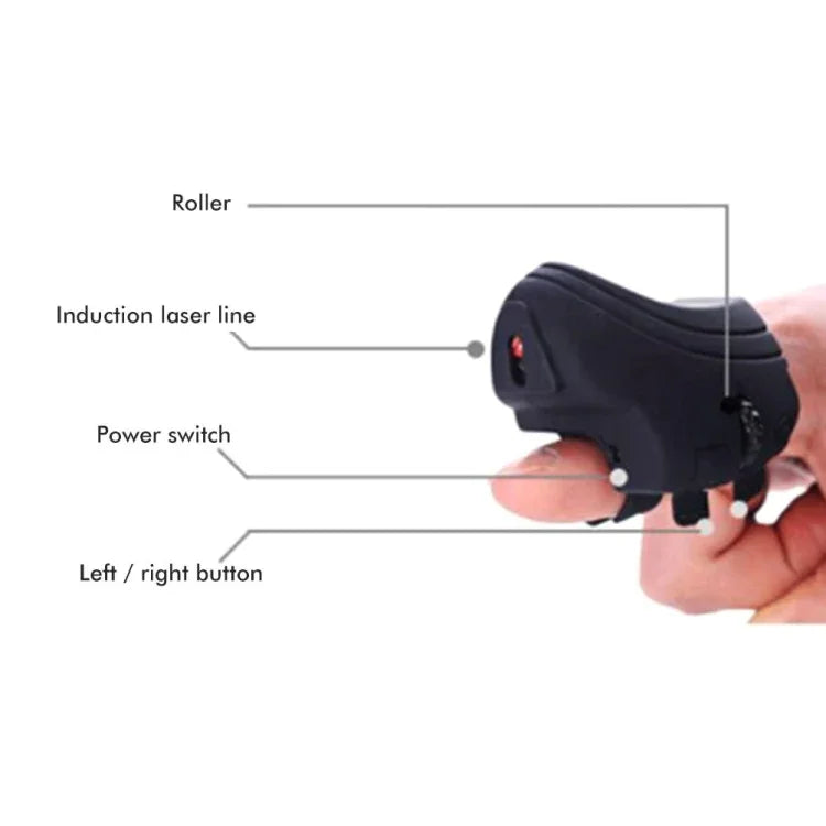 Rato Preguiçoso Bluetooth GM306e para Dedo Carregamento para Telemóvel Tablet Portátil Rato Universal, GM306e Bluetooth