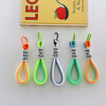 5 Unidades de Cordão Fluorescente para Telemóvel, Corda de Pulso para Telemóvel, Branco e Azul, Preto e Branco, Laranja e Azul, Branco e Vermelho, Laranja e Amarelo, Azul e Verde, Azul Escuro, Branco e Roxo