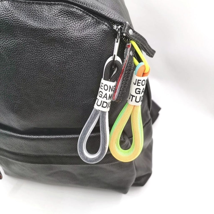5 Unidades de Cordão Fluorescente para Telemóvel, Corda de Pulso para Telemóvel, Branco e Azul, Preto e Branco, Laranja e Azul, Branco e Vermelho, Laranja e Amarelo, Azul e Verde, Azul Escuro, Branco e Roxo