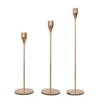 3 PCS / Set Home Decoration Wedding Wrought Iron Candle Holder, Style:, 3 PCS / Set Thick Bottom (Rose Red), 3 PCS / Set Thick Bottom (Silver), 3 PCS / Set Thin Bottom (Black), 3 PCS / Set Thin Bottom (Imitation Gold), 3 PCS / Set Thin Bottom (Silver)