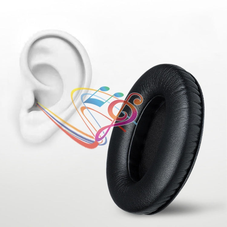 2 PCS Mangas de Espuma Respirável para Auscultadores Protetores Auriculares para Sennheiser HD200 Pro, Especificação:, Enrugado, Veludo, Proteína