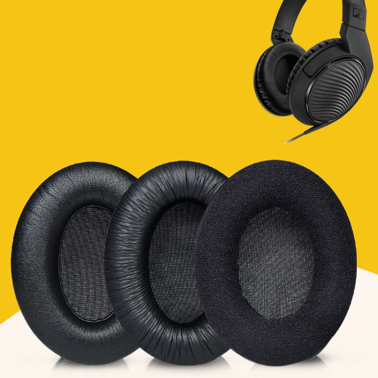 2 PCS Mangas de Espuma Respirável para Auscultadores Protetores Auriculares para Sennheiser HD200 Pro, Especificação:, Enrugado, Veludo, Proteína