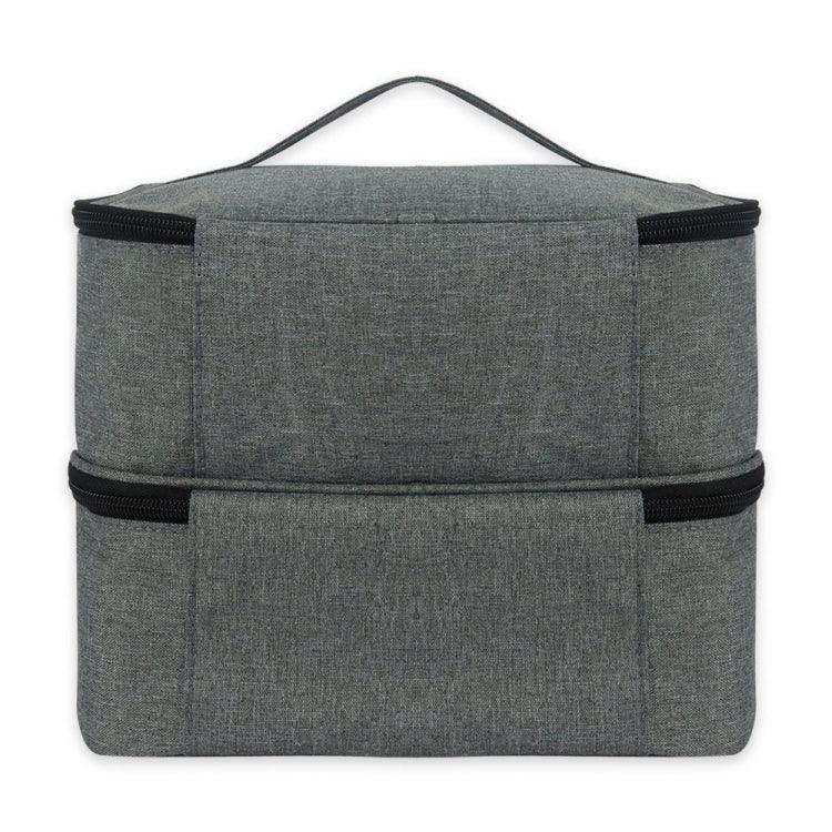 Bolsa de Armazenamento para Verniz de Unhas, Organizador Portátil para Óleos Essenciais e Batons, Cinzento