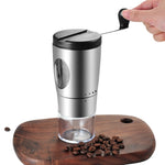 Máquina Manual de Moer Grãos de Café para Uso Doméstico, Pequena e Portátil, Aço Inoxidável