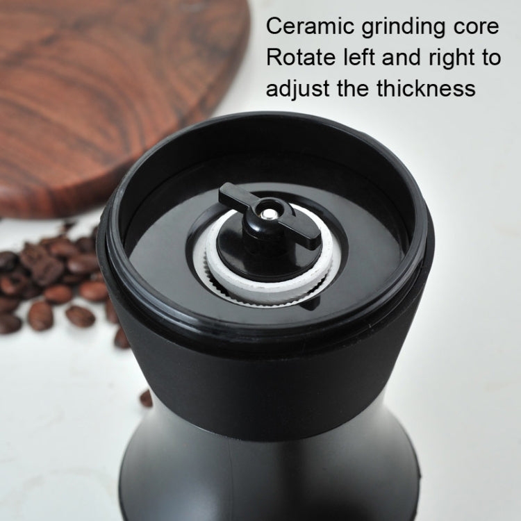 Máquina Manual de Moer Grãos de Café para Casa, Portátil, Preta