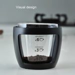 Máquina Manual de Moer Grãos de Café para Casa, Portátil, Preta