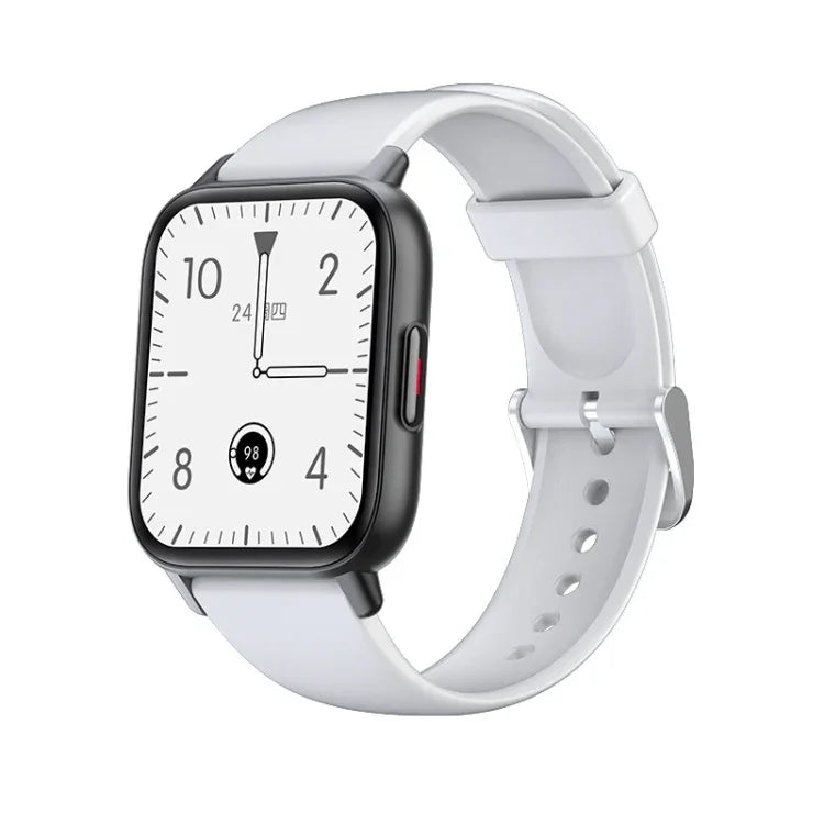 QS16Pro Relógio Inteligente Impermeável de Monitorização de Saúde de 1,69 Polegadas, Suporta Detecção de Temperatura Corporal, Branco, Rosa, Azul, Preto, Cinzento Prateado, Verde, Aço Preto, Aço Preto Grosso