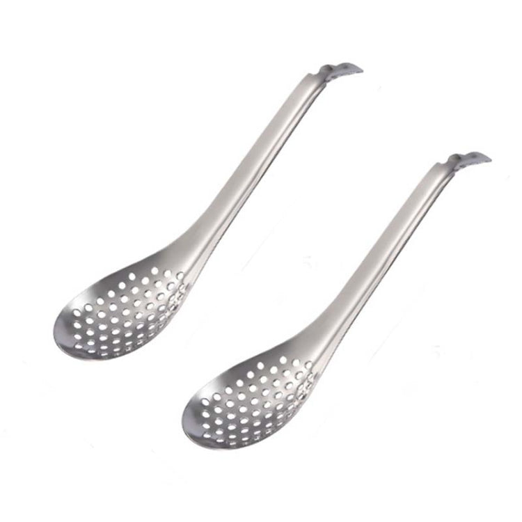 2 Peças de Colador Pequeno para Caviar em Aço Inoxidável 304, Colher para Cozinha Molecular, Cor Verdadeira, Dourado, Ouro Rosé, Colorido, Preto