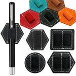 5 Peças de Bolsa para Caneta Capacitiva com Suporte Autocolante para Caneta Clipe PU, Estilo:, Hexagonal Preto, Hexagonal Azul, Hexagonal Laranja, Hexagonal Vermelho, Hexagonal Castanho, Hexágono Duplo Preto, Retangular Duplo Preto, Redondo