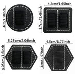 5 Peças de Bolsa para Caneta Capacitiva com Suporte Autocolante para Caneta Clipe PU, Estilo:, Hexagonal Preto, Hexagonal Azul, Hexagonal Laranja, Hexagonal Vermelho, Hexagonal Castanho, Hexágono Duplo Preto, Retangular Duplo Preto, Redondo