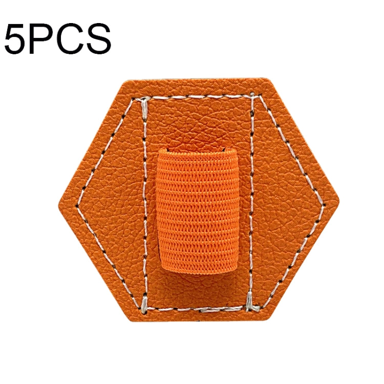 5 Peças de Bolsa para Caneta Capacitiva com Suporte Autocolante para Caneta Clipe PU, Estilo:, Hexagonal Preto, Hexagonal Azul, Hexagonal Laranja, Hexagonal Vermelho, Hexagonal Castanho, Hexágono Duplo Preto, Retangular Duplo Preto, Redondo