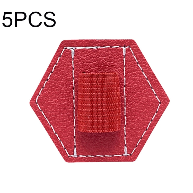 5 Peças de Bolsa para Caneta Capacitiva com Suporte Autocolante para Caneta Clipe PU, Estilo:, Hexagonal Preto, Hexagonal Azul, Hexagonal Laranja, Hexagonal Vermelho, Hexagonal Castanho, Hexágono Duplo Preto, Retangular Duplo Preto, Redondo