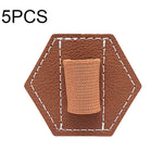 5 Peças de Bolsa para Caneta Capacitiva com Suporte Autocolante para Caneta Clipe PU, Estilo:, Hexagonal Preto, Hexagonal Azul, Hexagonal Laranja, Hexagonal Vermelho, Hexagonal Castanho, Hexágono Duplo Preto, Retangular Duplo Preto, Redondo