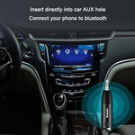 011 Receptor de Áudio AUX Bluetooth 5.0 Adaptador de Áudio para Estéreo de Carro 3,5mm, 011 Preto