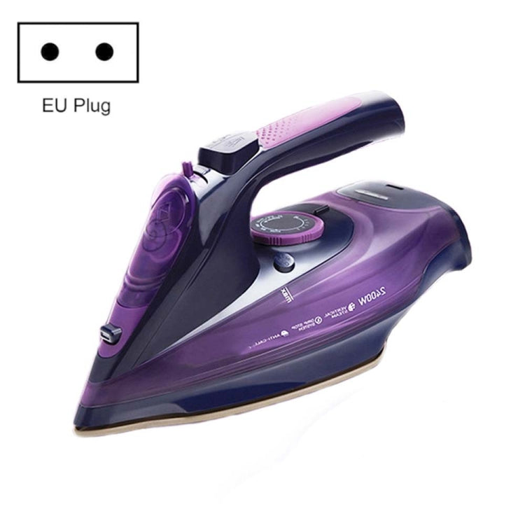 Ferro a Vapor Sem Fios para Uso Doméstico 2400W, Ferro de Mão, Plugue EU, 2400W Roxo, 2400W Verde