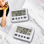 Temporizador Digital YS-218 99 Horas Contagem Decrescente Positiva, Estilo:, Sem Vibração, Com Vibração