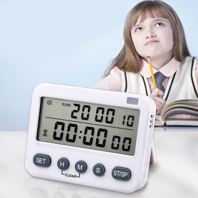 Temporizador Digital YS-218 99 Horas Contagem Decrescente Positiva, Estilo:, Sem Vibração, Com Vibração