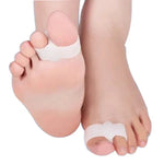 Separador de Dedos com Anel Duplo para Cuidados dos Pés, 5 Pares com Anel Duplo