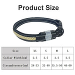 Colar Iluminado LED Recarregável Resistente ao Desgaste e à Água para Animal de Estimação, Tamanho:, XS, S, M, L