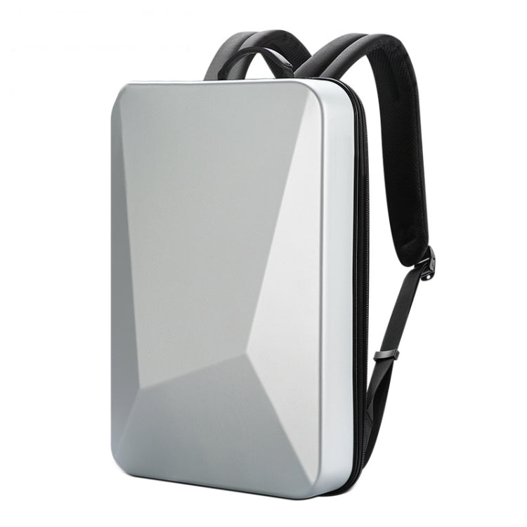 Mochila Bopai 61-93318A de Casca Rígida, Impermeável e Expansível com Porta USB para Carregamento, Especificações:, Regular (Prateado), Com Senha (Prateado), Regular (Preto), Com Senha (Preto)