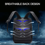 Mochila Bopai 61-93318A de Casca Rígida, Impermeável e Expansível com Porta USB para Carregamento, Especificações:, Regular (Prateado), Com Senha (Prateado), Regular (Preto), Com Senha (Preto)
