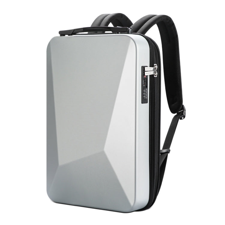Mochila Bopai 61-93318A de Casca Rígida, Impermeável e Expansível com Porta USB para Carregamento, Especificações:, Regular (Prateado), Com Senha (Prateado), Regular (Preto), Com Senha (Preto)