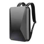 Mochila Bopai 61-93318A de Casca Rígida, Impermeável e Expansível com Porta USB para Carregamento, Especificações:, Regular (Prateado), Com Senha (Prateado), Regular (Preto), Com Senha (Preto)