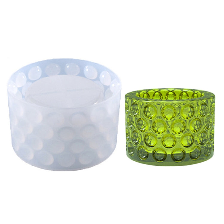 Molde de silicone para cinzeiro de armazenamento com bolinhas DIY, DJ-117