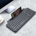 Teclado Sem Fios Bluetooth 2.4G com Suporte para Cartão, Com Touchpad, Sem Touchpad