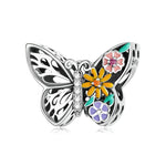 S925 Butterfly Series DIY Bracelet Pearl Accessories, Style:, SCC2326, BSC588, BSC558, BSC062, BSC061, SCC1682