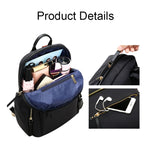 Mochila para Portátil Bopai 62-00121 Multifuncional, Resistente ao Desgaste e Anti-Roubo