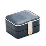SH688-58 Caixa de Joias para Armazenamento de Brincos em PU Quadrada de Duas Camadas, Duas Camadas (Branco), Duas Camadas (Azul Marinho), Duas Camadas (Rosa), Duas Camadas (Azul Claro)
