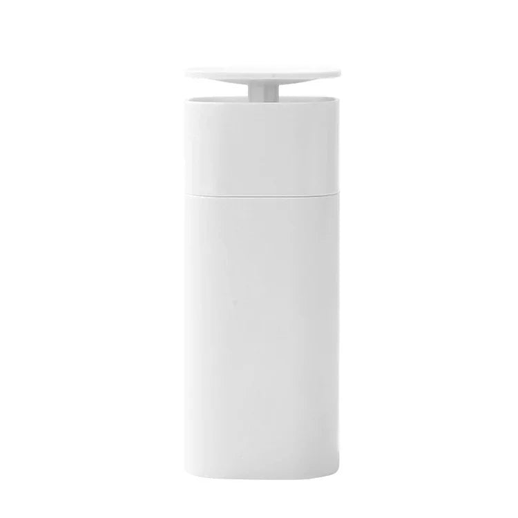 Dispenser de Loção com Pressão para Uso Doméstico, Branco, Preto