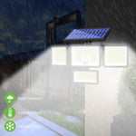 Luz Solar de Parede para Casa TY12101 com Indução Humana Lâmpada de Rua para Garagem e Pátio Exterior, 208 LED