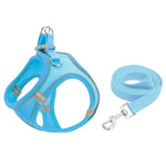 TM050 Colete Peitoral para Animais Tipo Colete Corda Respirável Refletora para Tração, XXXS, XXS, XS, S, M, L