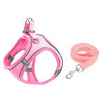 TM050 Colete Peitoral para Animais Tipo Colete Corda Respirável Refletora para Tração, XXXS, XXS, XS, S, M, L