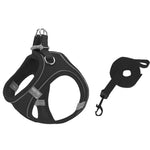 TM050 Colete Peitoral para Animais Tipo Colete Corda Respirável Refletora para Tração, XXXS, XXS, XS, S, M, L
