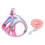 TM050 Colete Peitoral para Animais Tipo Colete Corda Respirável Refletora para Tração, XXXS, XXS, XS, S, M, L