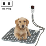 CW45 Almofada de Aquecimento para Animais de Estimação com Regulação de Temperatura Multinível e Temporizador 45x45cm, Especificação:, Ficha US, Ficha UK, Ficha EU