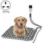CW45 Almofada de Aquecimento para Animais de Estimação com Regulação de Temperatura Multinível e Temporizador 45x45cm, Especificação:, Ficha US, Ficha UK, Ficha EU