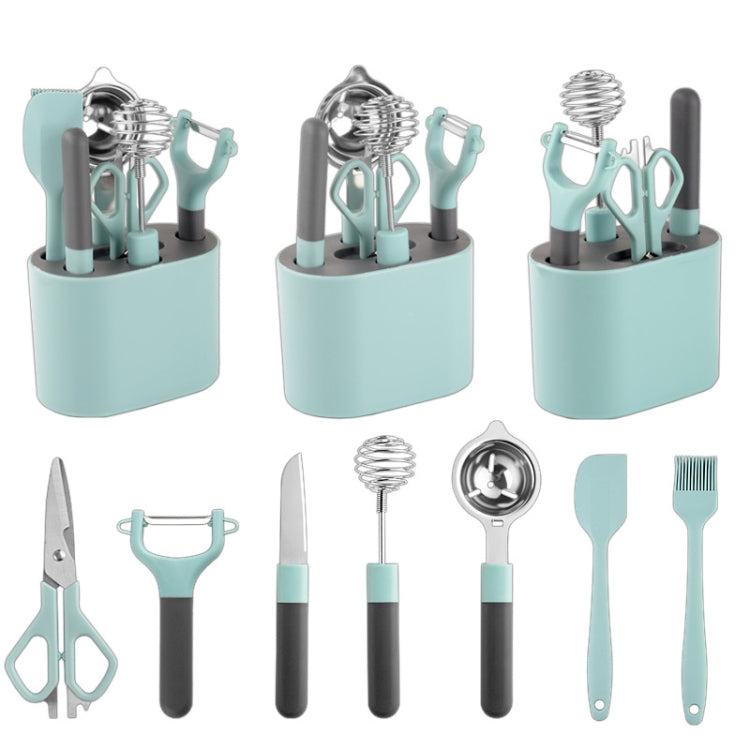Conjunto de Utensílios de Cozinha Descascador em Aço Inoxidável com Suporte de Armazenamento, 5 PCS / Conjunto, 6 PCS / Conjunto, 8 PCS / Conjunto