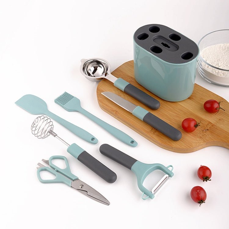 Conjunto de Utensílios de Cozinha Descascador em Aço Inoxidável com Suporte de Armazenamento, 5 PCS / Conjunto, 6 PCS / Conjunto, 8 PCS / Conjunto