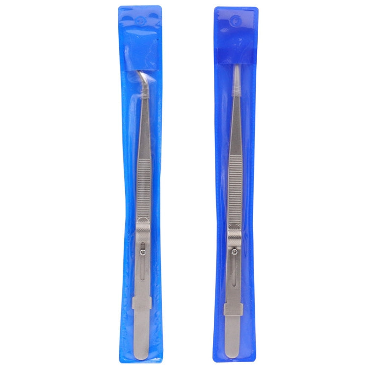 Pinças para Joias de Diamante com Pinças de Aço Inoxidável Ranuradas, Especificação:, Retas, Curvadas