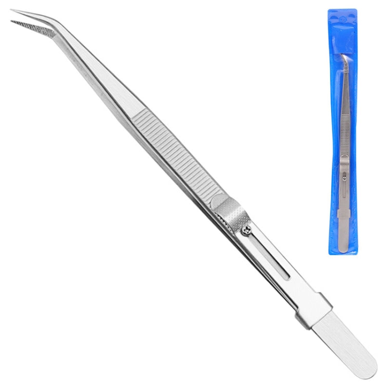 Pinças para Joias de Diamante com Pinças de Aço Inoxidável Ranuradas, Especificação:, Retas, Curvadas