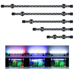 Luz LED para Mergulho em Aquário 90-260V, Luz Azul+Branca Q20BW, Q30BW, Q40BW, Q50BW, Q60BW, Luz RGB Q20CF, Q30CF, Q40CF, Q50CF