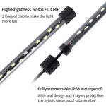 Luz LED para Mergulho em Aquário 90-260V, Luz Azul+Branca Q20BW, Q30BW, Q40BW, Q50BW, Q60BW, Luz RGB Q20CF, Q30CF, Q40CF, Q50CF